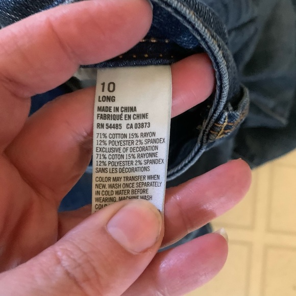 American Eagle distressed jeans s. 10 long - Picture 5 of 6